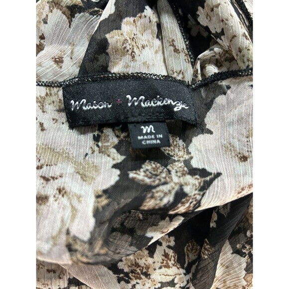 Mason + Mackenzie Sheer Neutral Granny Floral Kimono Size Med Boho Festival - Picture 8 of 10